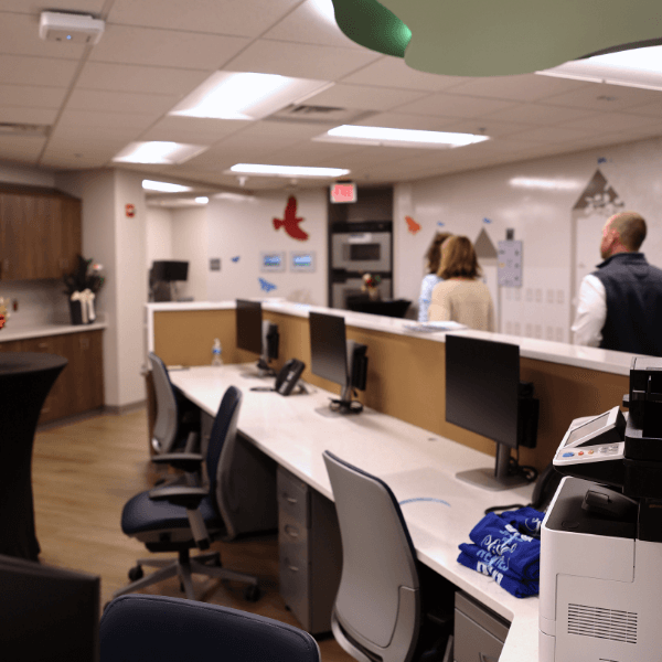 The David H. and Christine Billion Pediatric Emergency Department Nurses Station