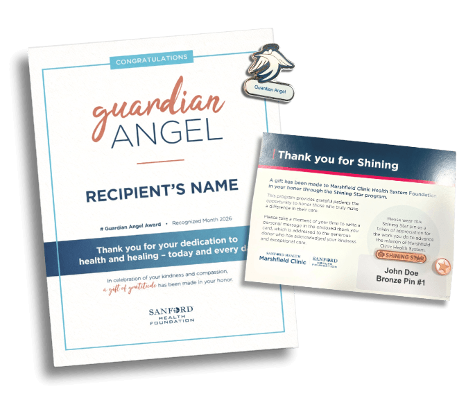 Guardian Angel or Shining Star Award